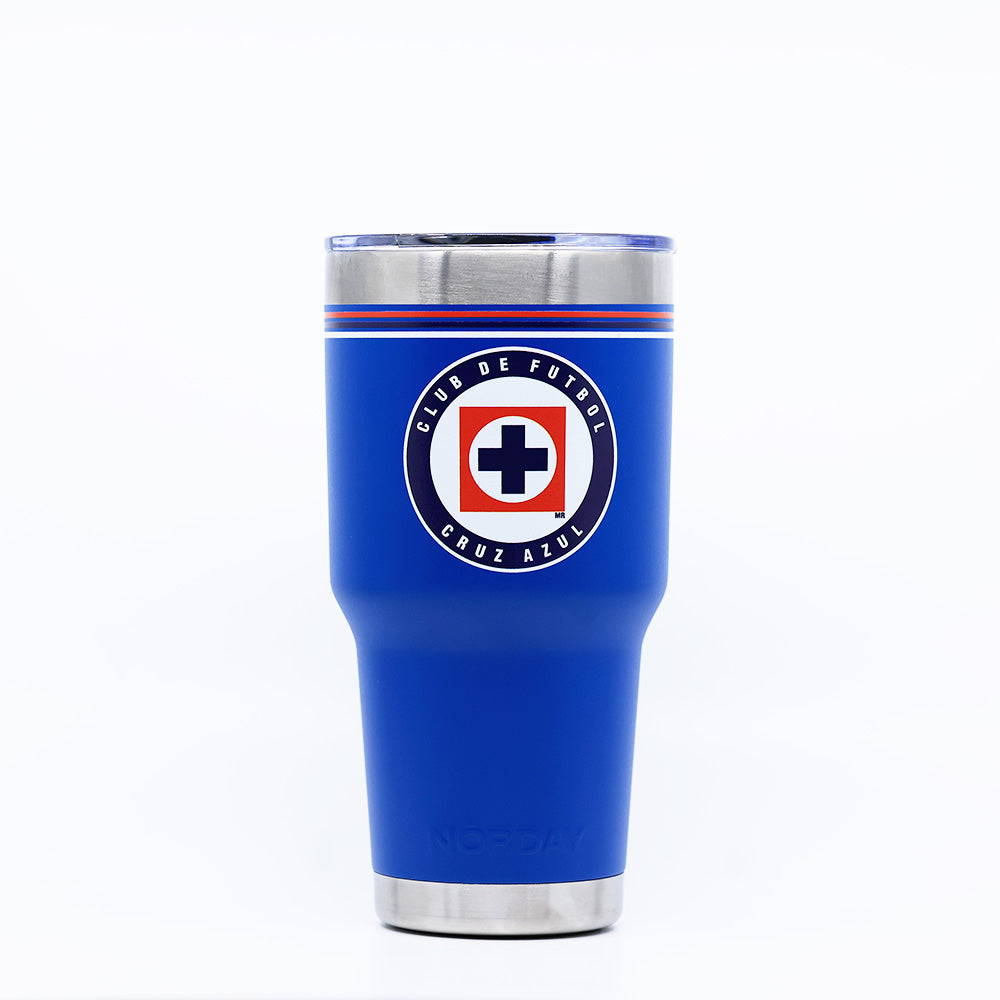 TERMO ACERO INOXIDABLE 30OZ CRUZ AZUL
