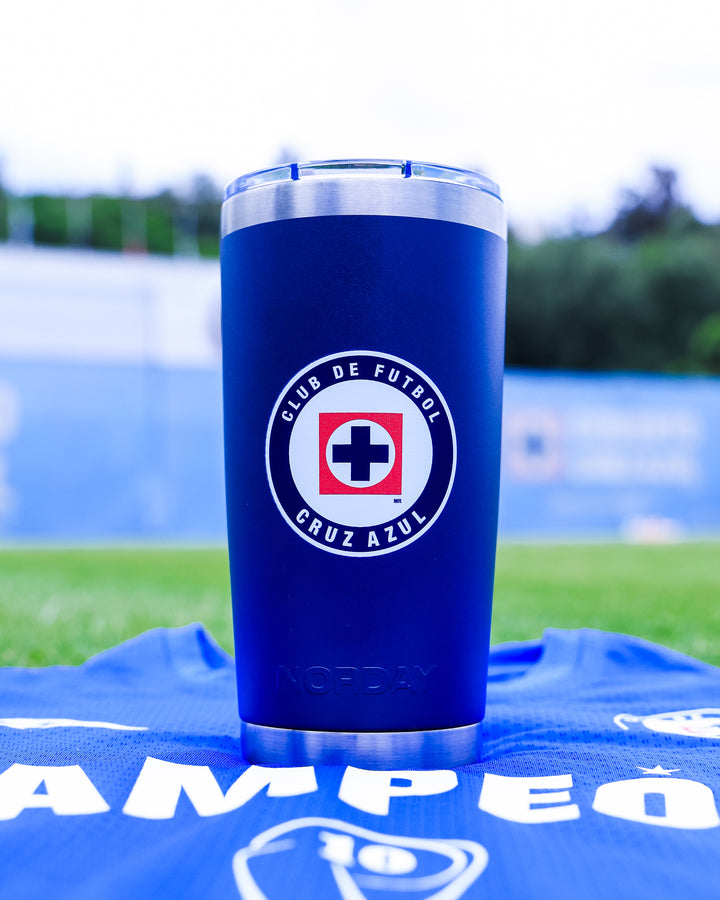 TERMO AZUL CAMPEONES 20 oz.