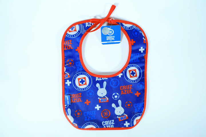 BABERO PLASTICO BLU AZUL REY