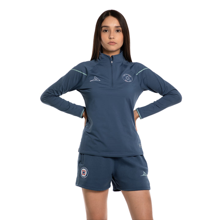 CHAMARRA ENTRENO SIN GORRO DAMA MIDNIGHT BLUE