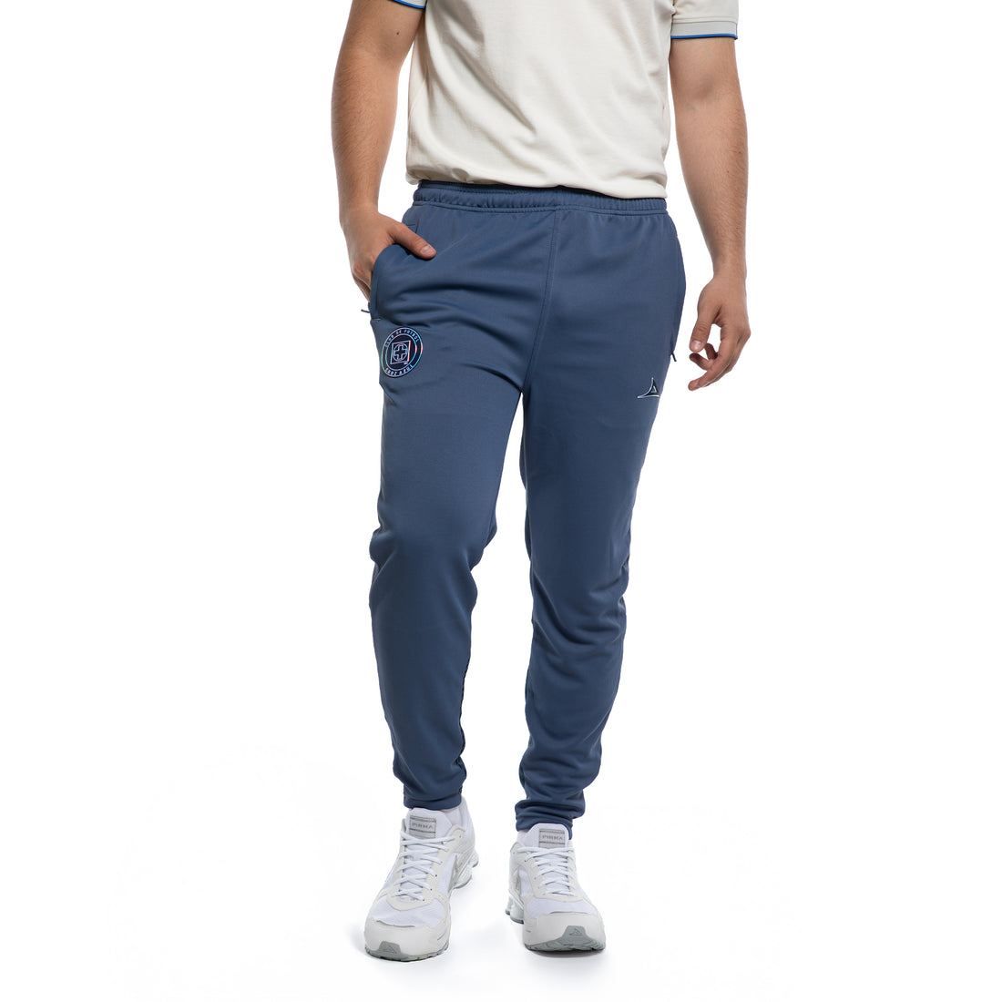 PANTALON ENTRENO CAB A ACERO/AZUL