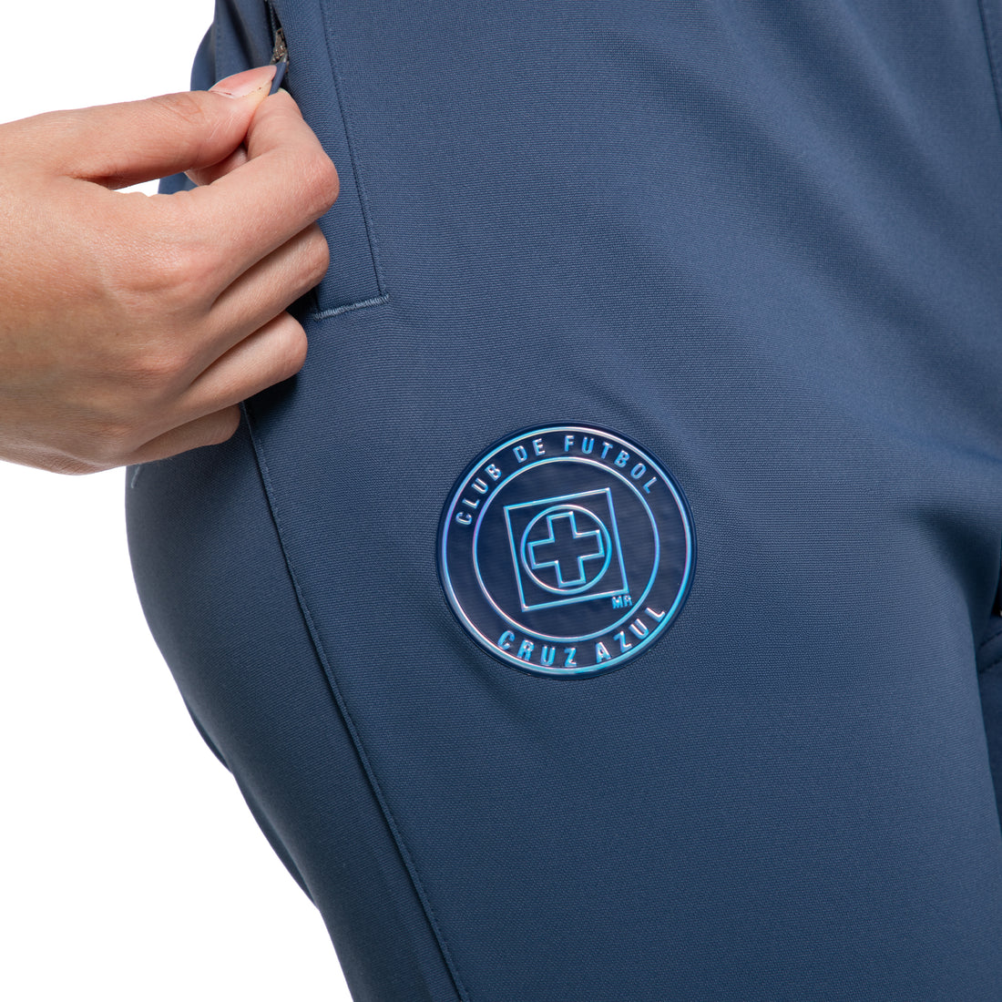 PANTALON ENTRENO DAMA AZUL ACERO/AZUL