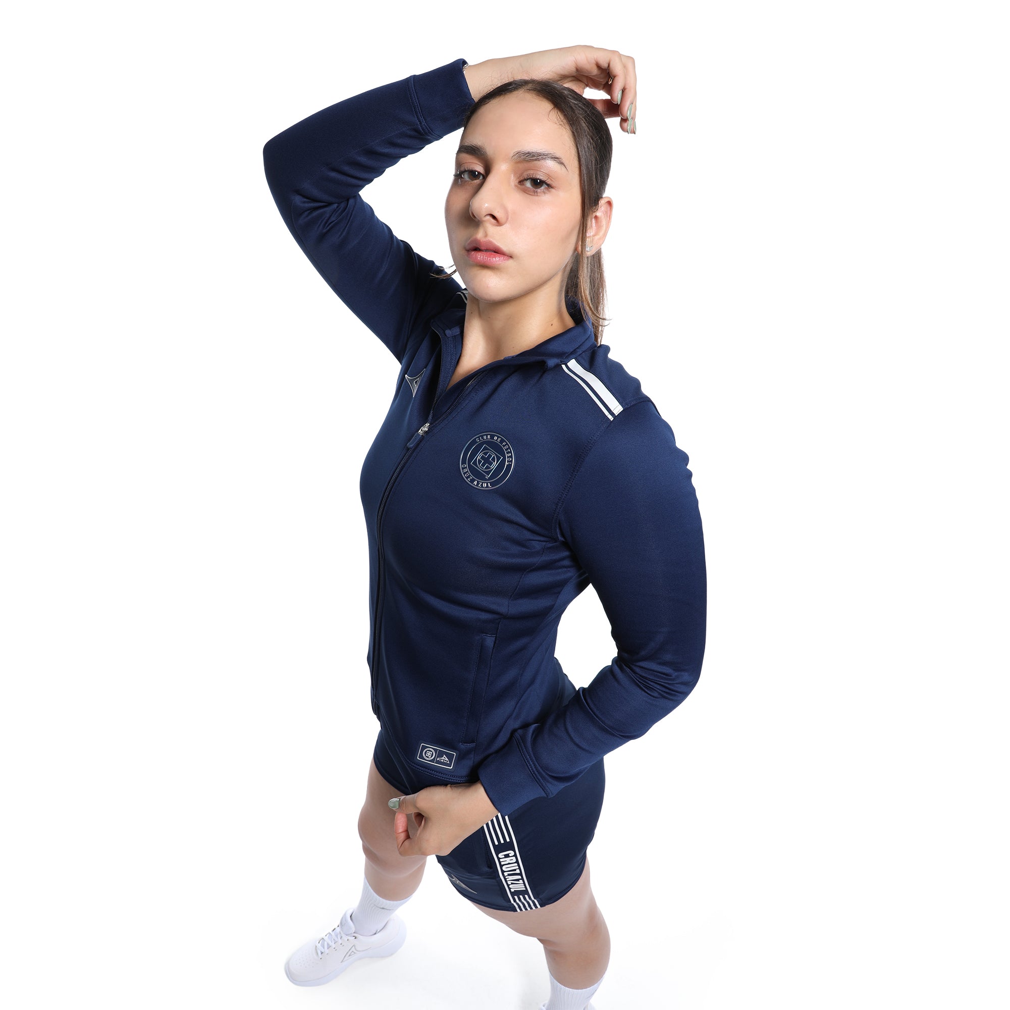 CHAMARRA ENTRENO SIN GORRO DAMA MIDNIGHT BLUE