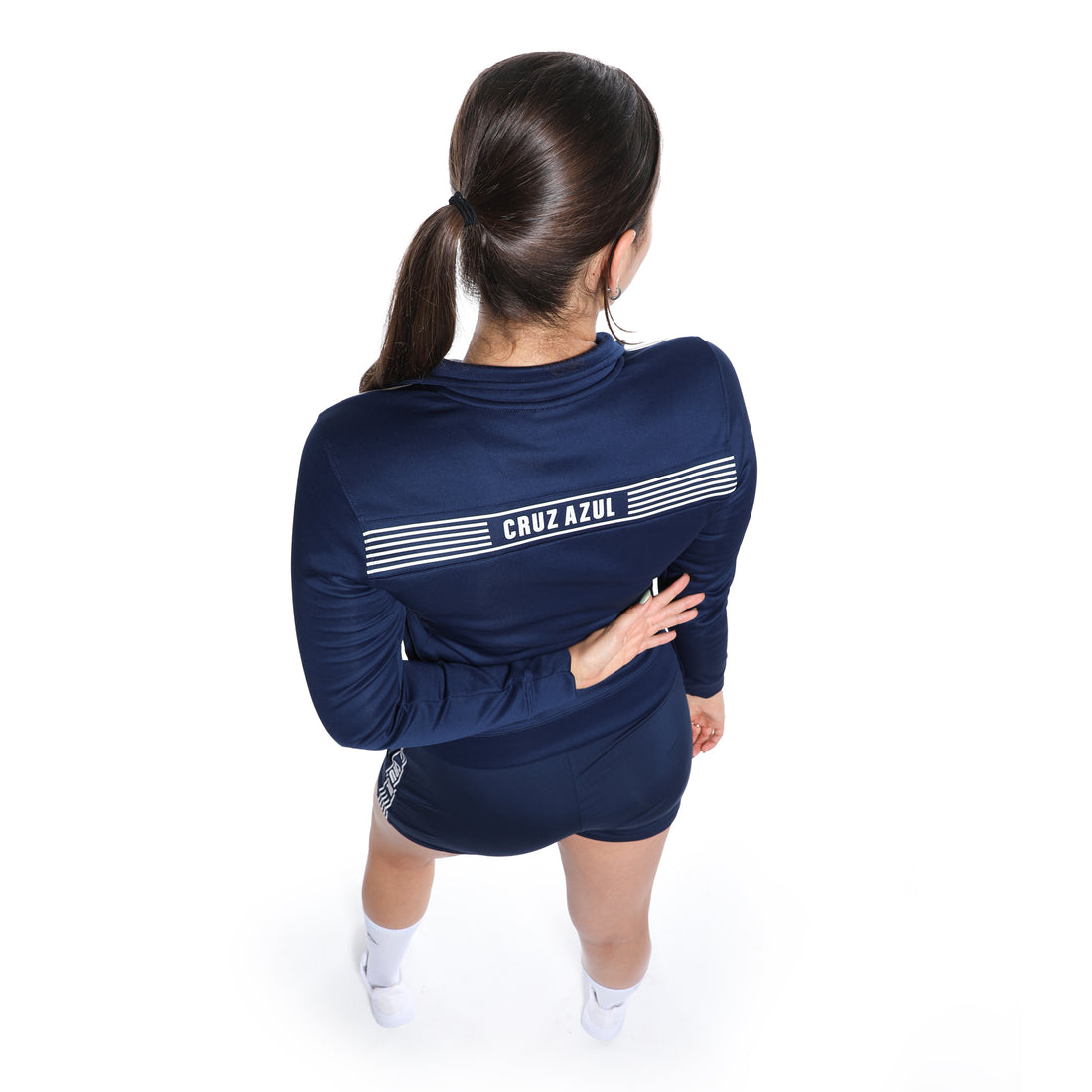 CHAMARRA ENTRENO SIN GORRO DAMA MIDNIGHT BLUE