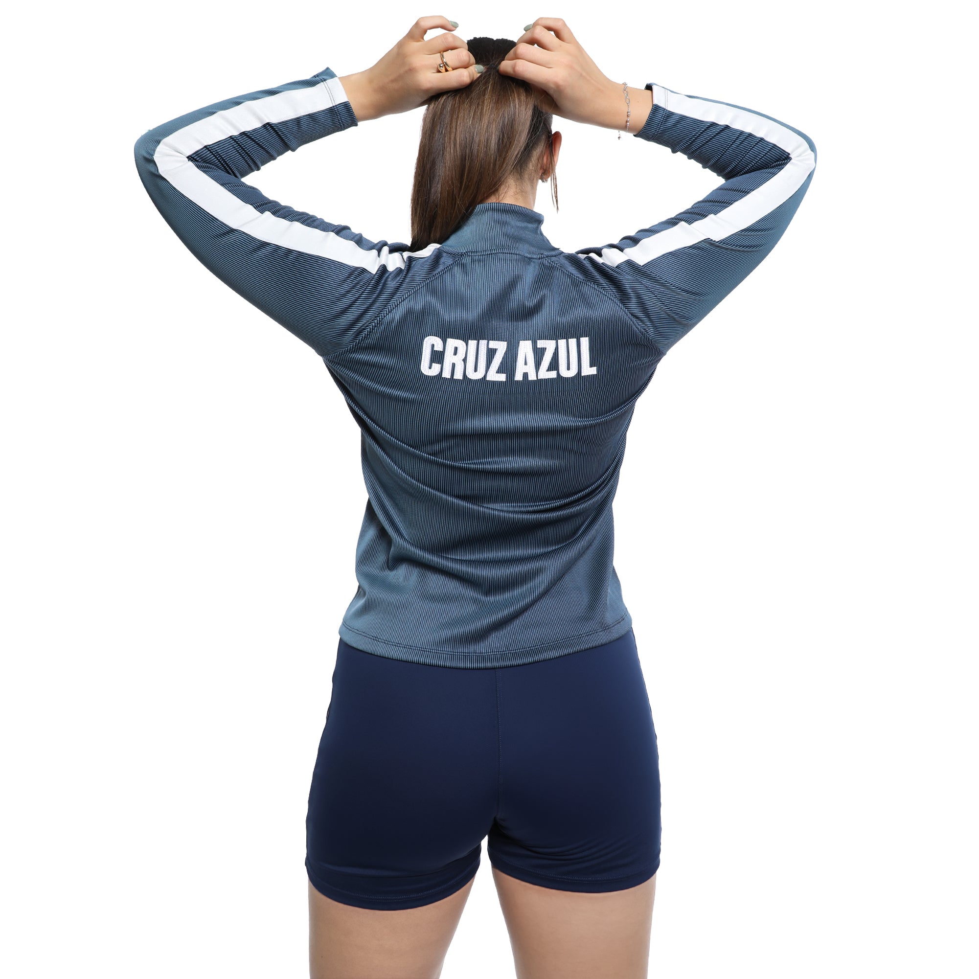 CHAMARRA DAMA ZUL ACERO 2XL (91487)