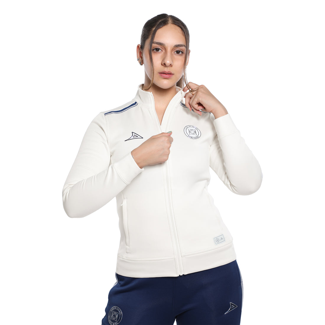 CHAMARRA ENTRENO SIN GORRO DAMA COTTON/ BGE