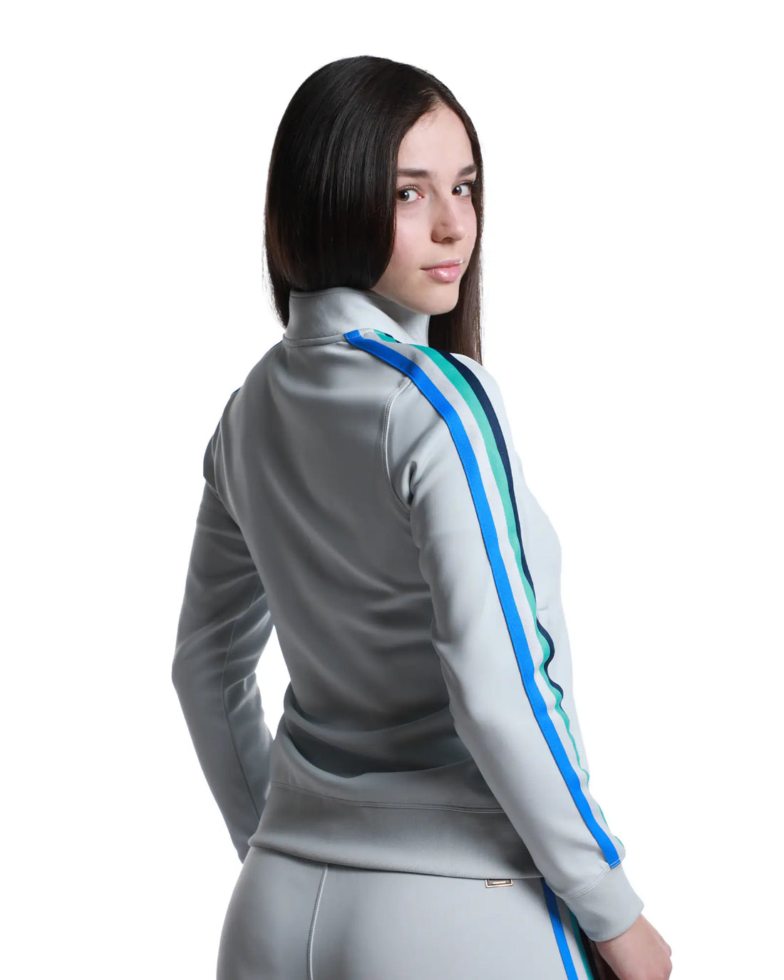 1ER CHAMARRA DE VIAJE FEM 1ER EQUIPO GRIS