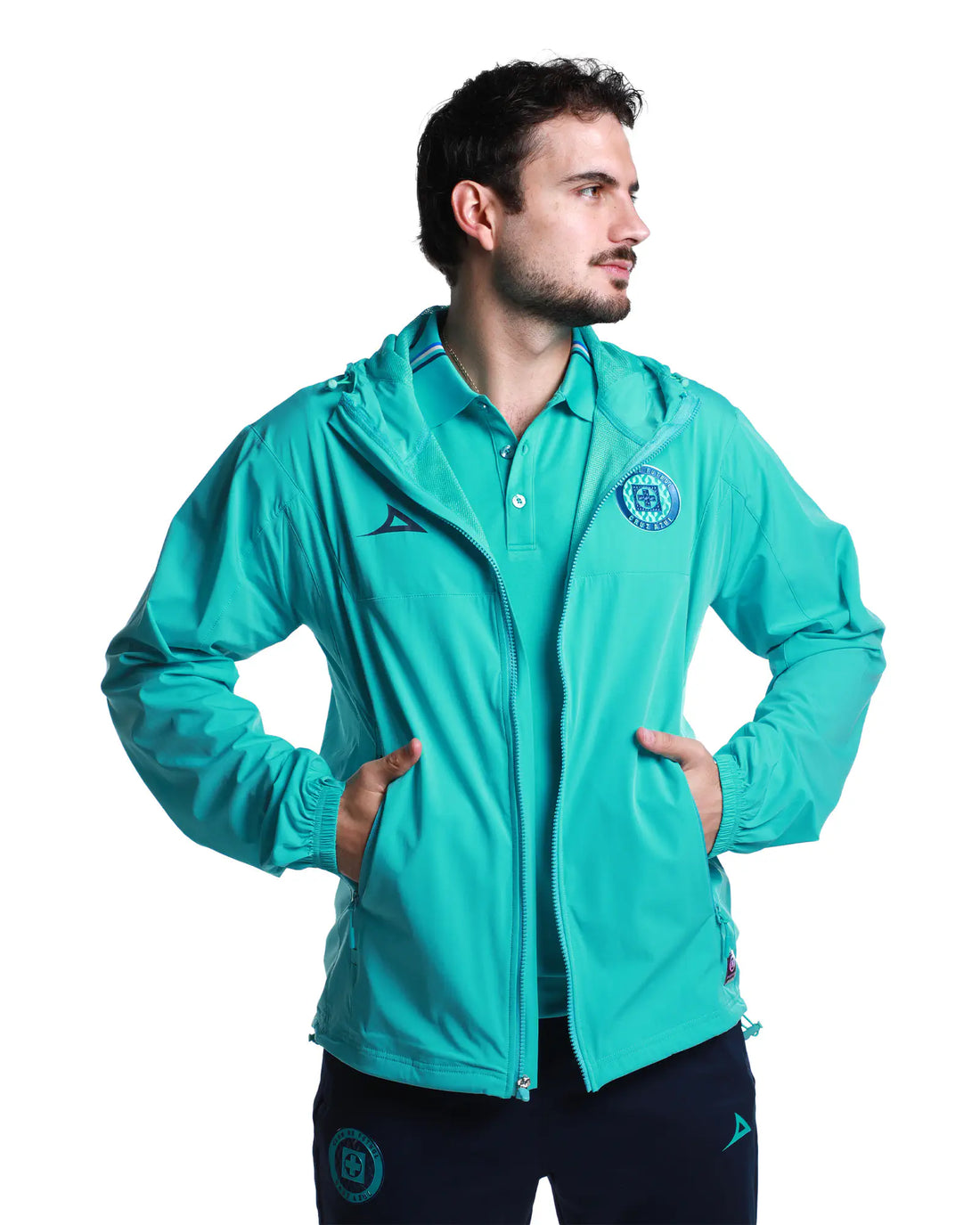 CHAMARRA ROMPEVIENTOS CAB 1ER EQUIPO AQUA