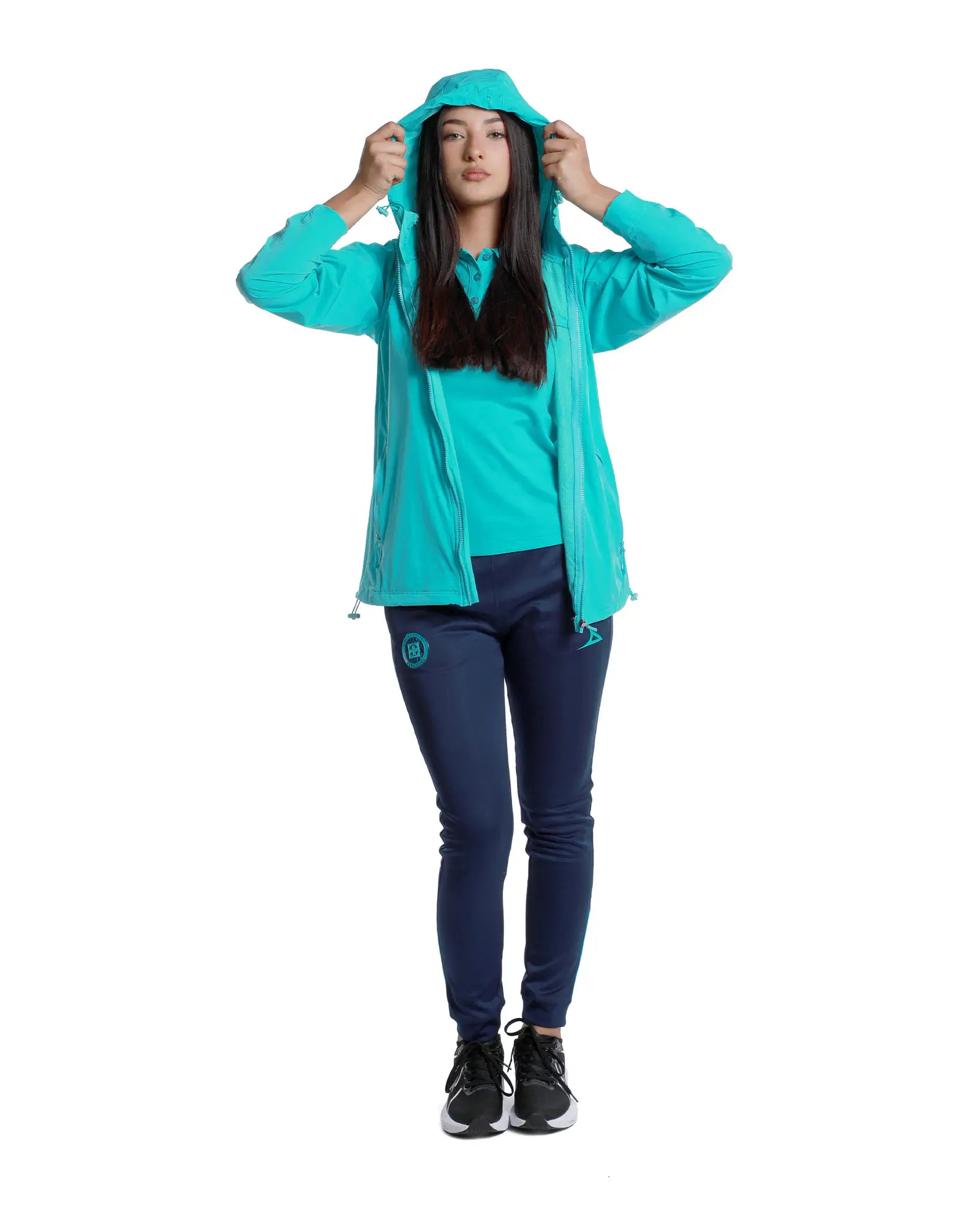 CHAMARRA ROMPEVIENTOS FEM 1ER EQUIPO AQUA