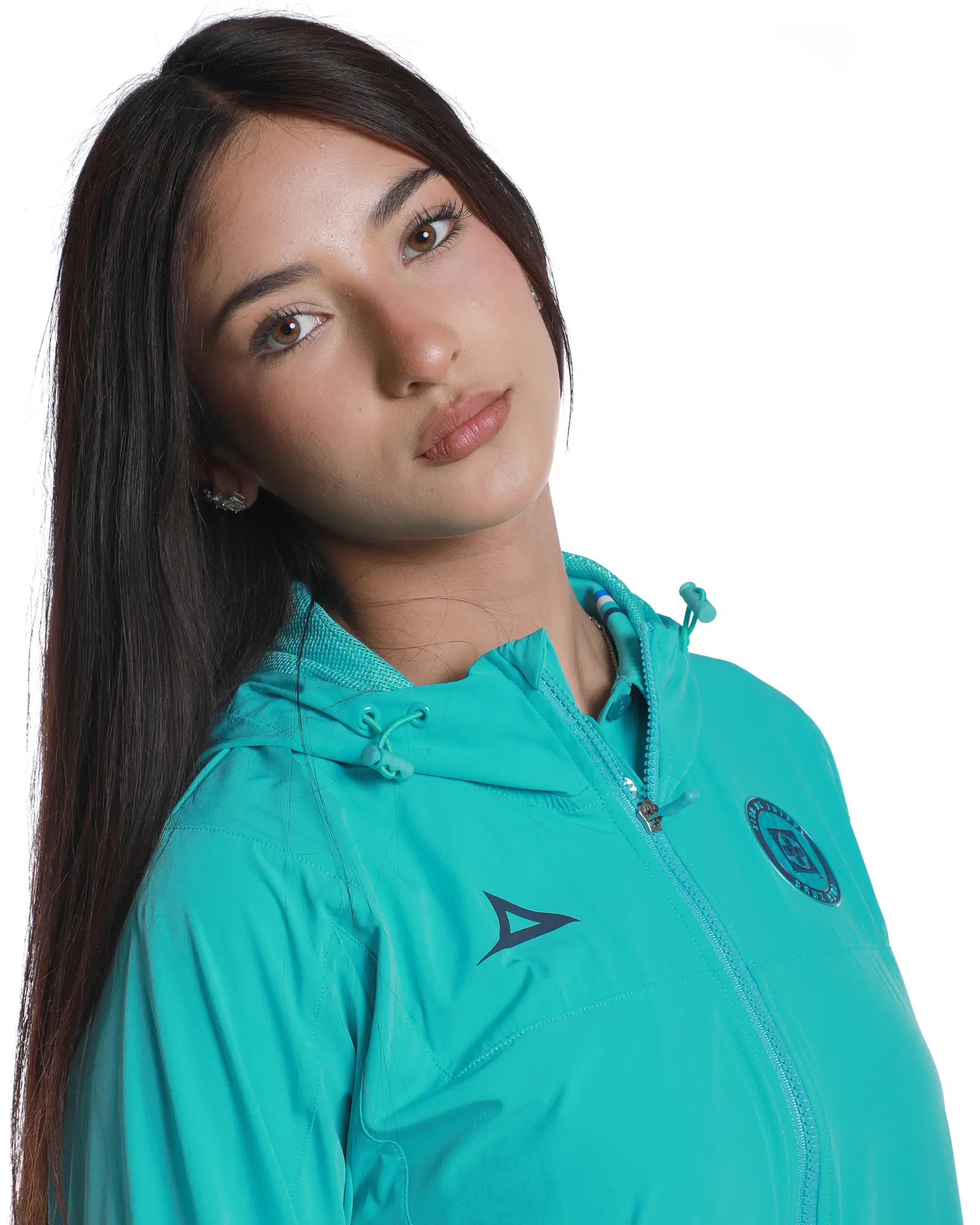 CHAMARRA ROMPEVIENTOS FEM 1ER EQUIPO AQUA