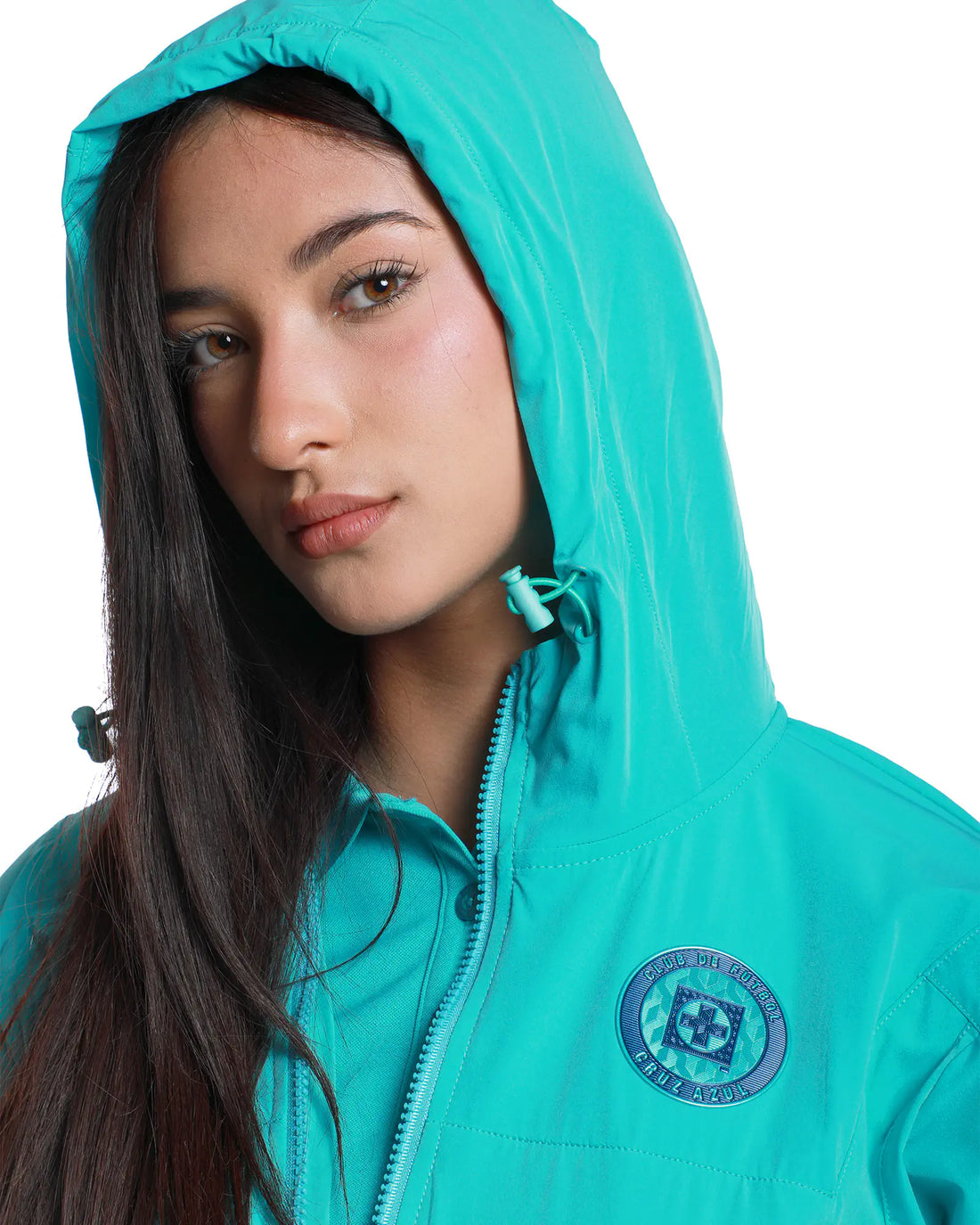 CHAMARRA ROMPEVIENTOS FEM 1ER EQUIPO AQUA