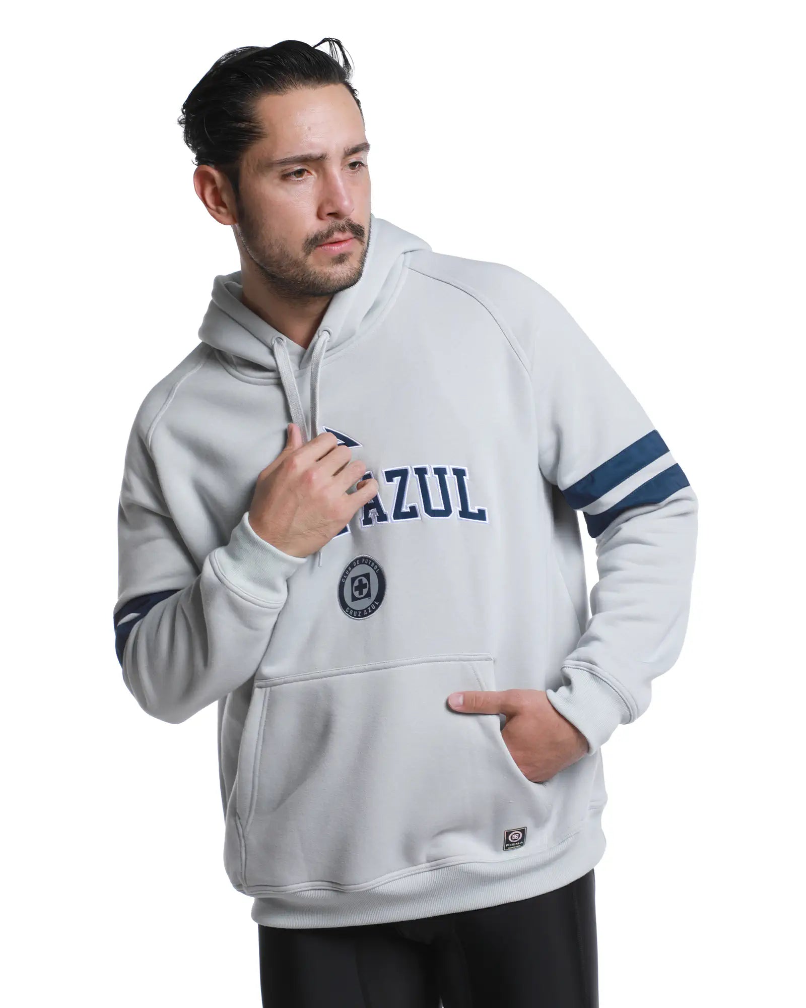 2DA SUDADERA HOODY CAB 1ER EQUIPO GRIS