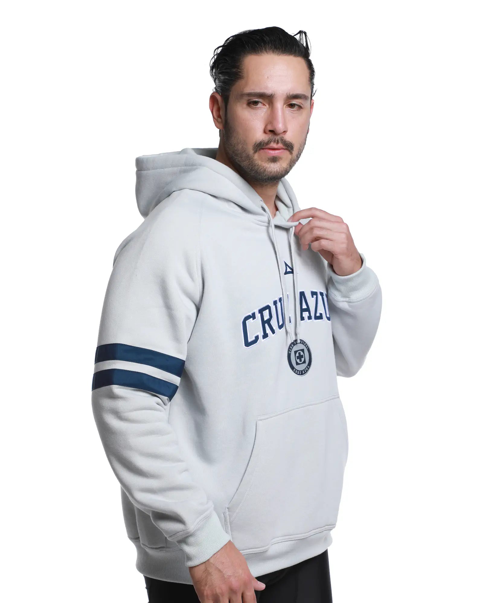 2DA SUDADERA HOODY CAB 1ER EQUIPO GRIS