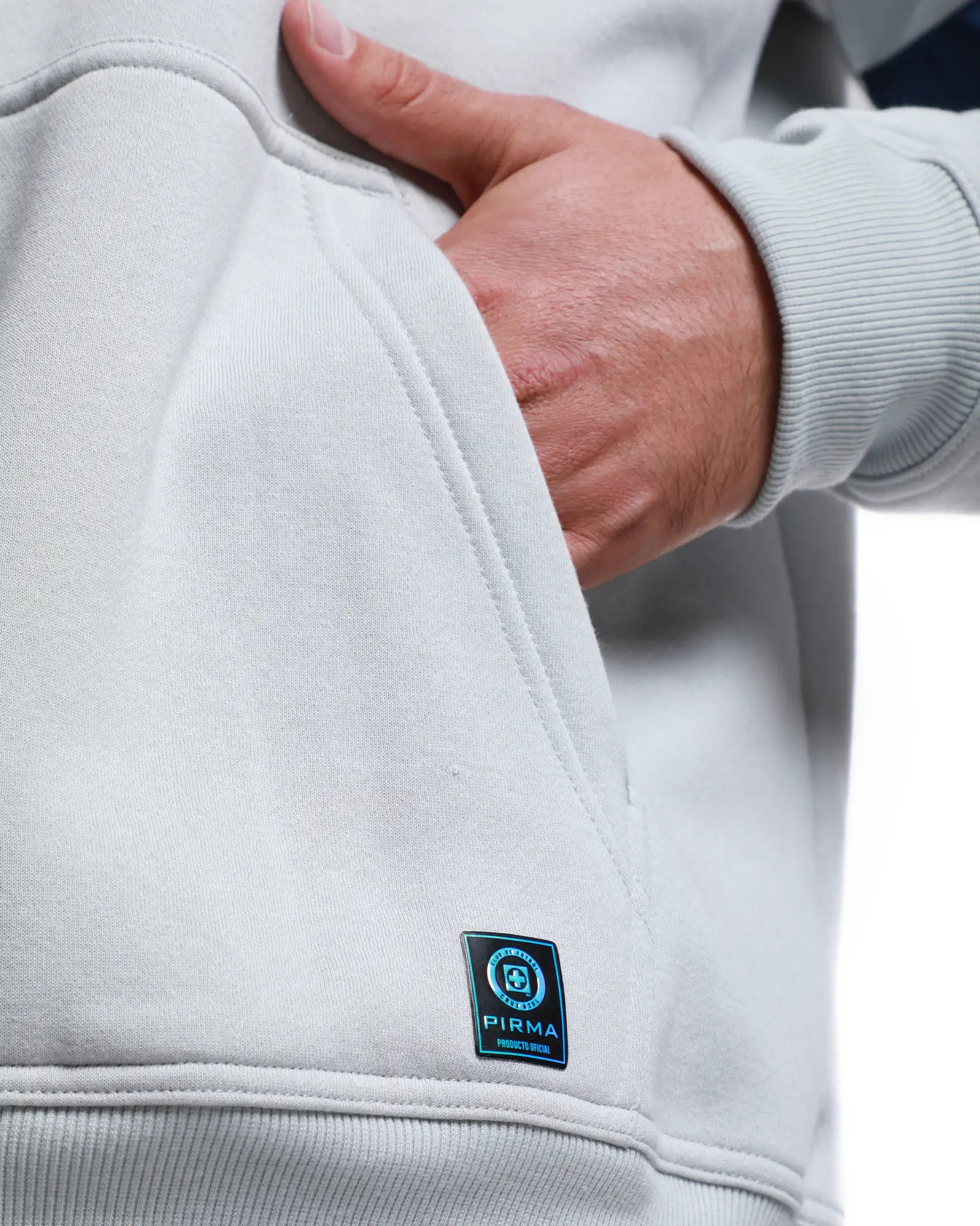 2DA SUDADERA HOODY CAB 1ER EQUIPO GRIS