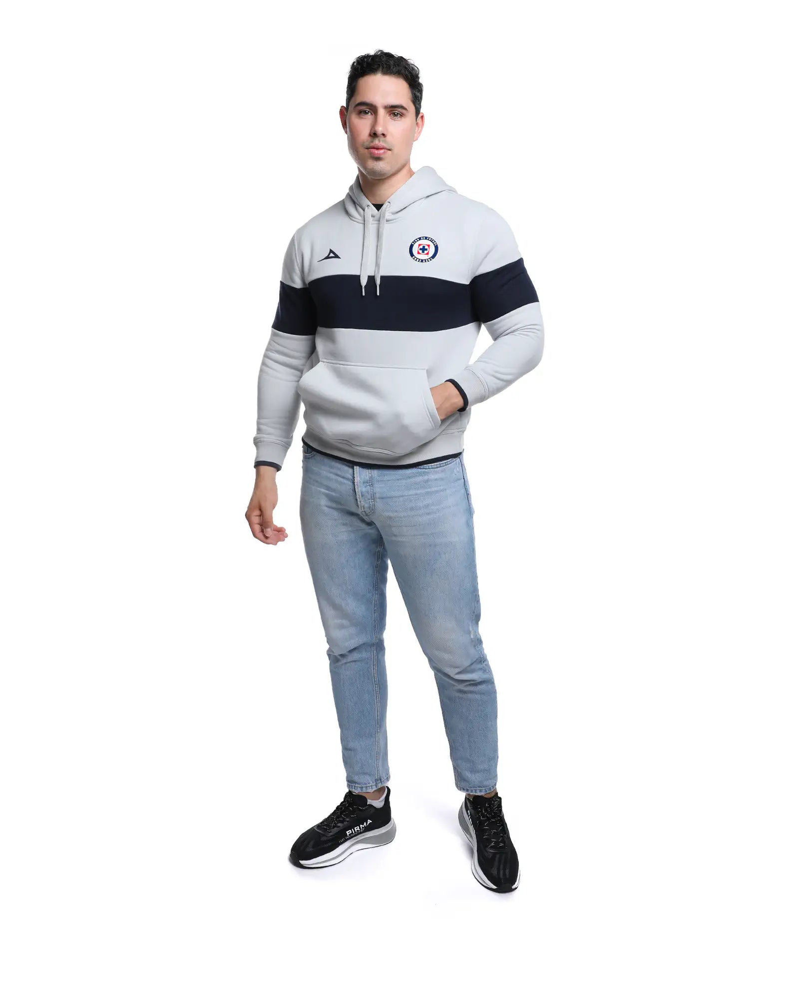 HOODIE URBANA GRIS/MARINO CABALLERO 25-26