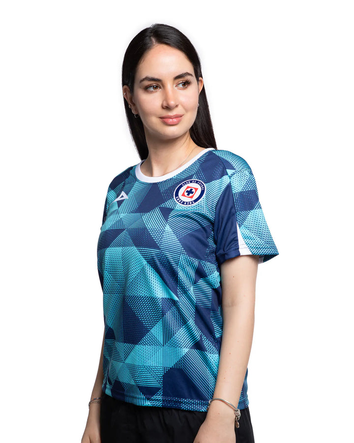 2DA PLAYERA DE CALENTAMIENTO FEM 1ER EQUIPO AQUA