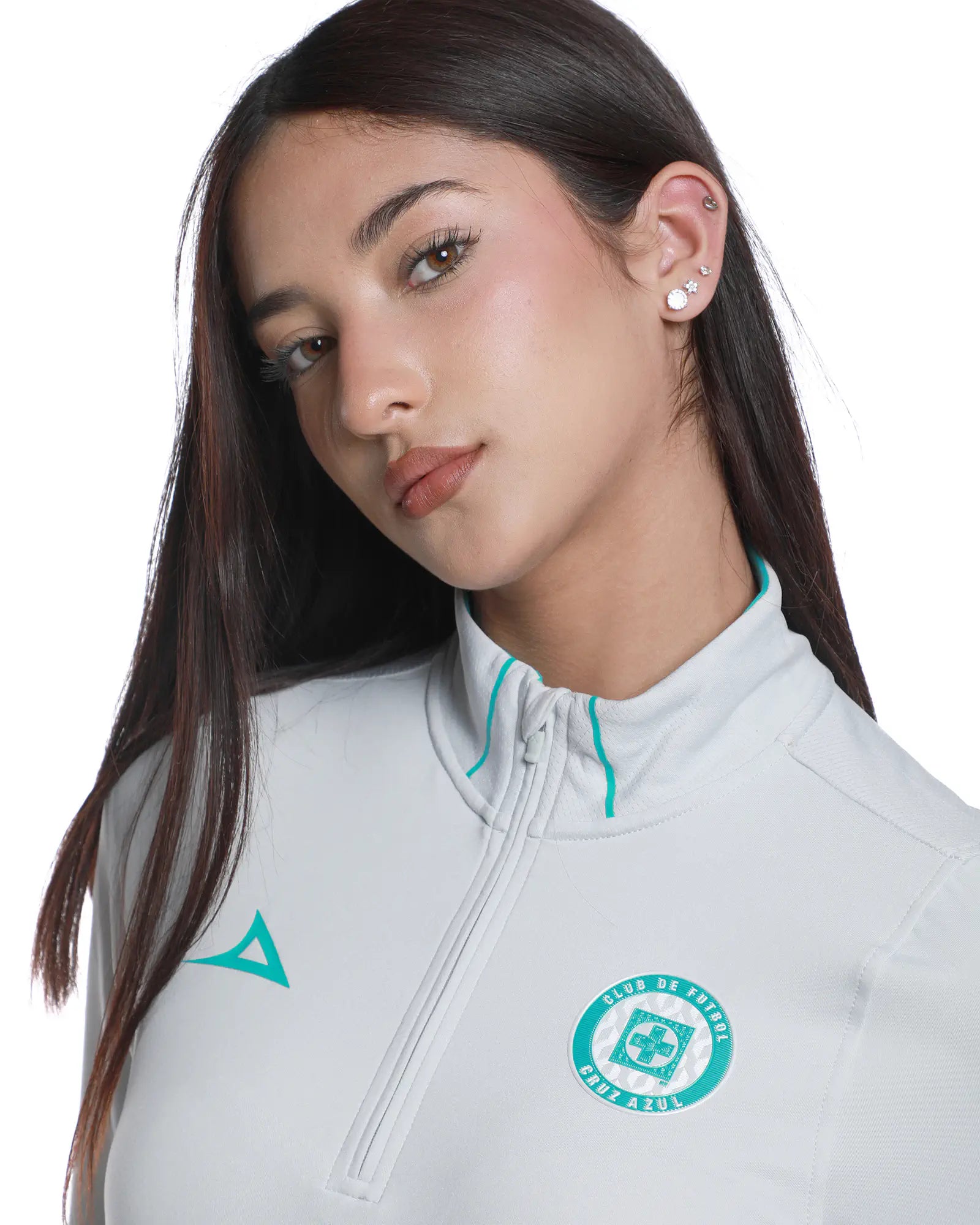 1ER CHAMARRA DE ENTRENO FEM 1ER EQUIPO GRIS