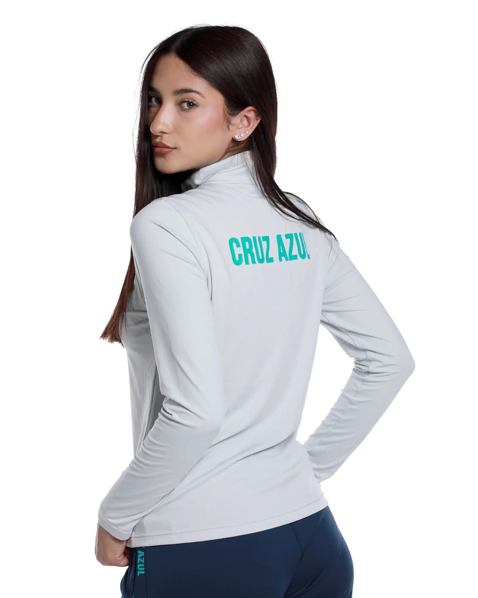 1ER CHAMARRA DE ENTRENO FEM 1ER EQUIPO GRIS